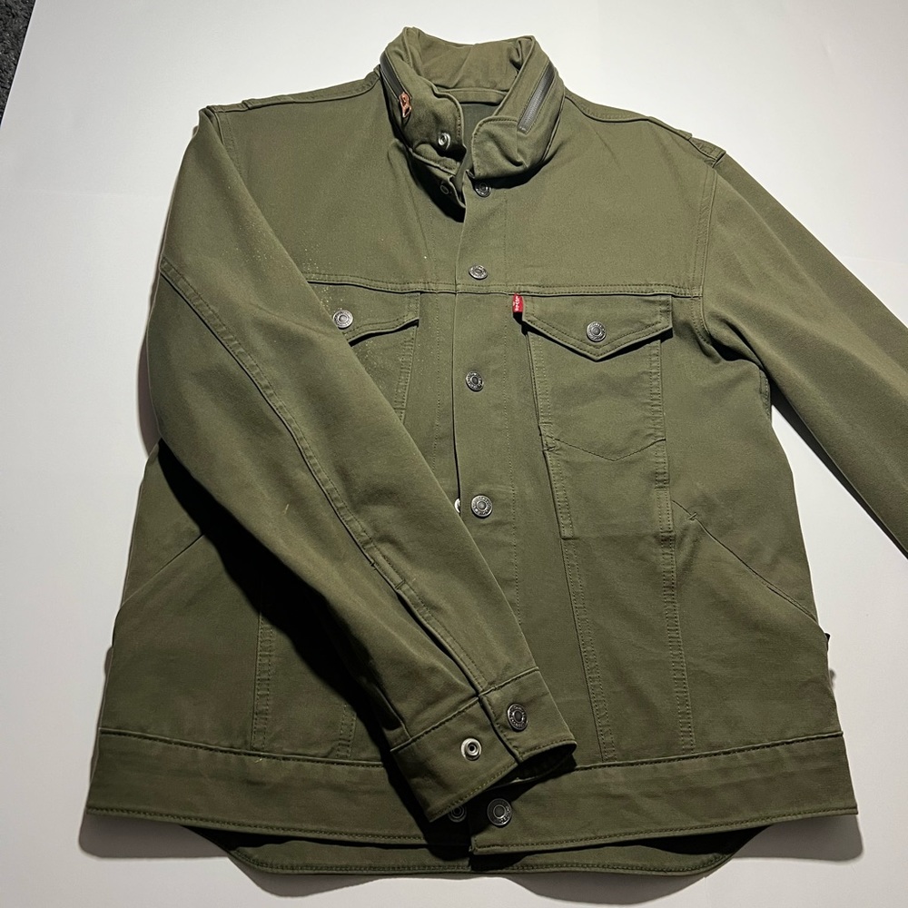 Green Levis jacket